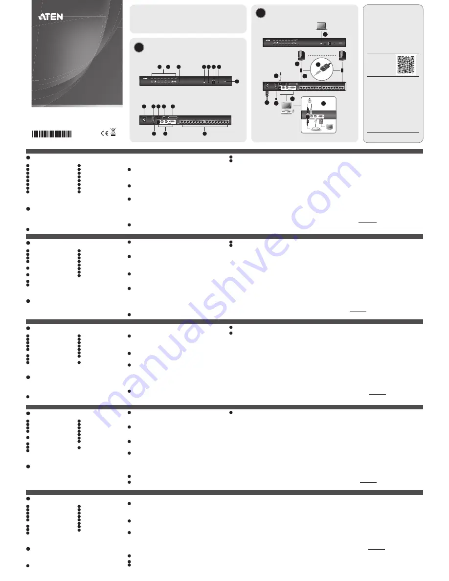 ATEN KH1508Ai Quick Start Manual Download Page 1