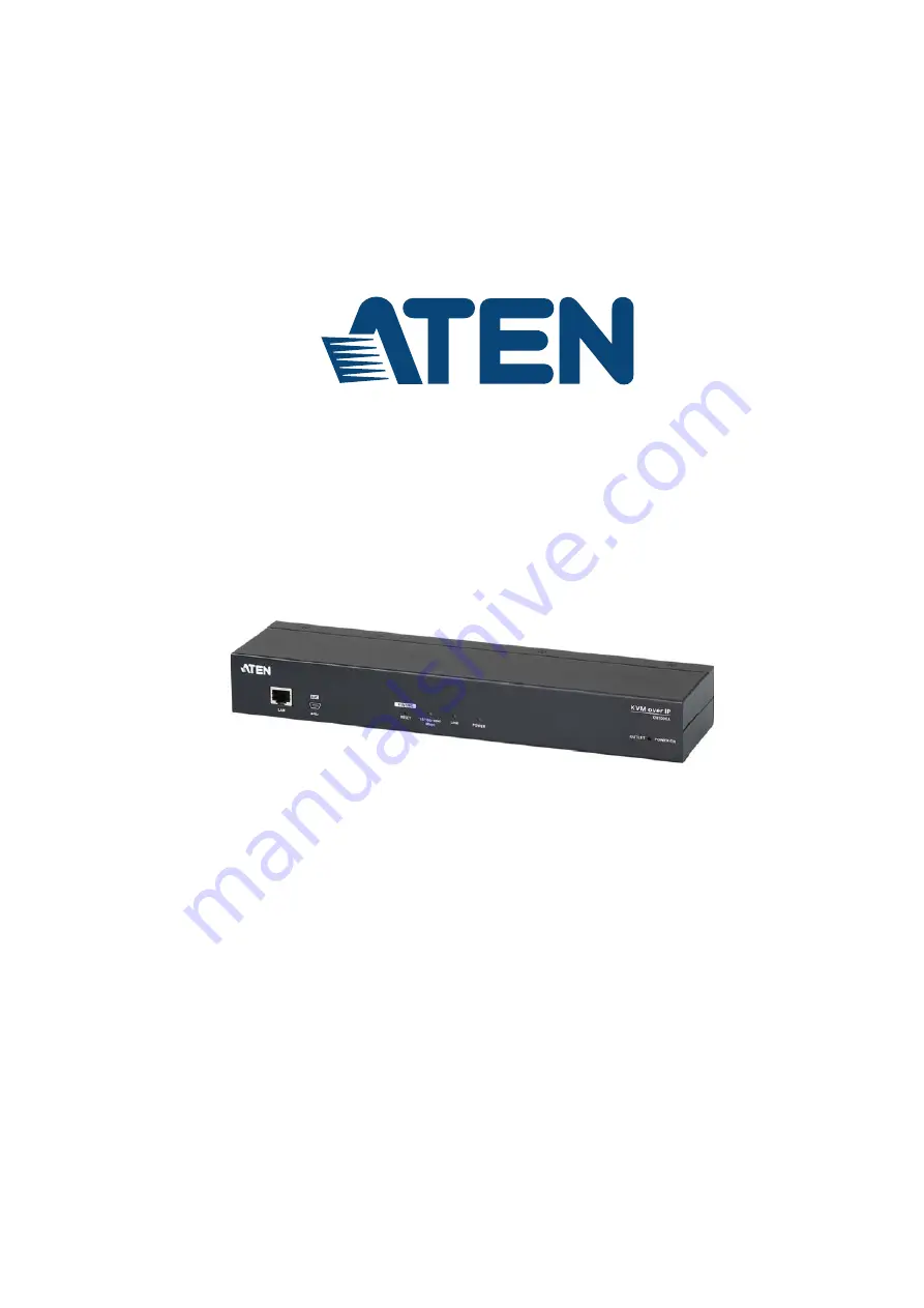 ATEN KN1000A User Manual Download Page 1