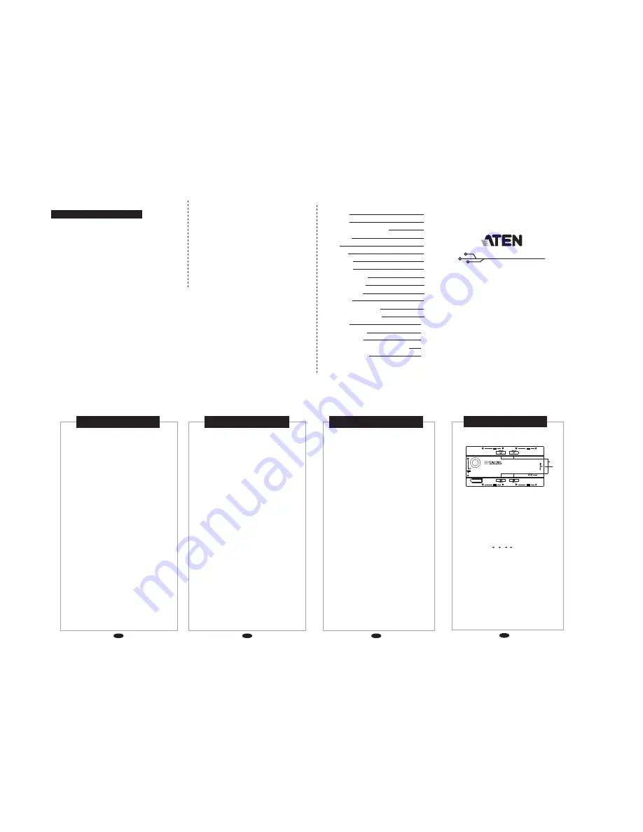 ATEN MiniView CS-14 User Manual Download Page 1