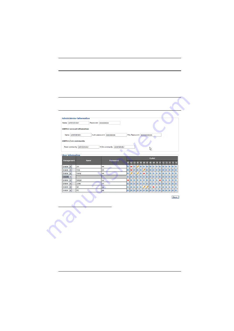 ATEN NRGence eco PDU PE PE5216 Скачать руководство пользователя страница 45