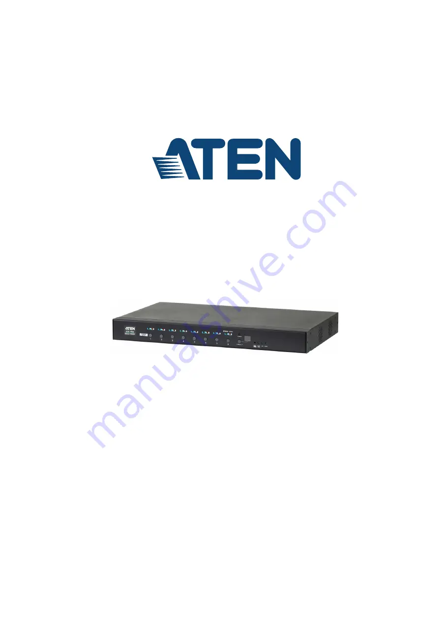 ATEN PE6208AV Скачать руководство пользователя страница 1