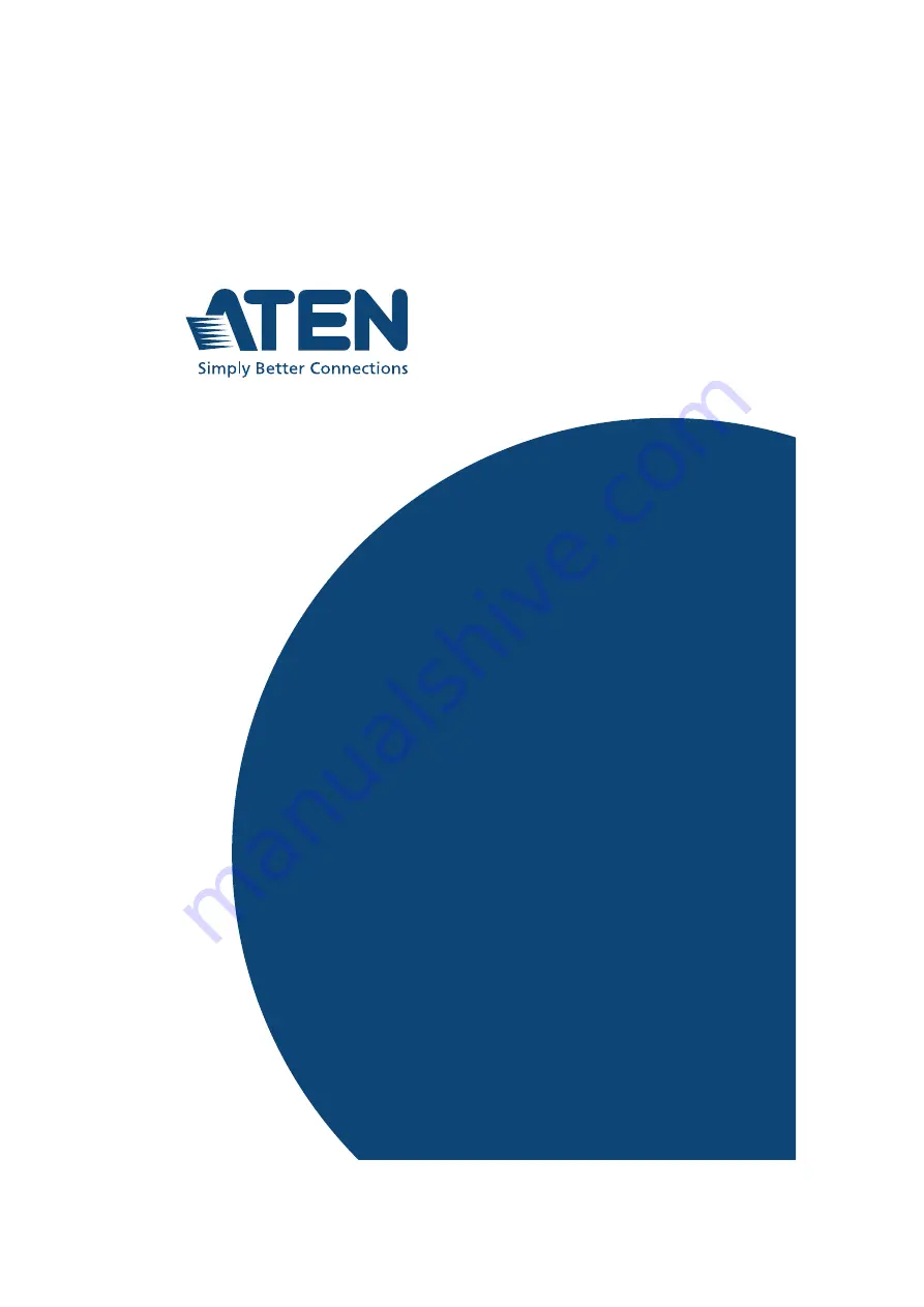 ATEN VanCryst VE8900 User Manual Download Page 1