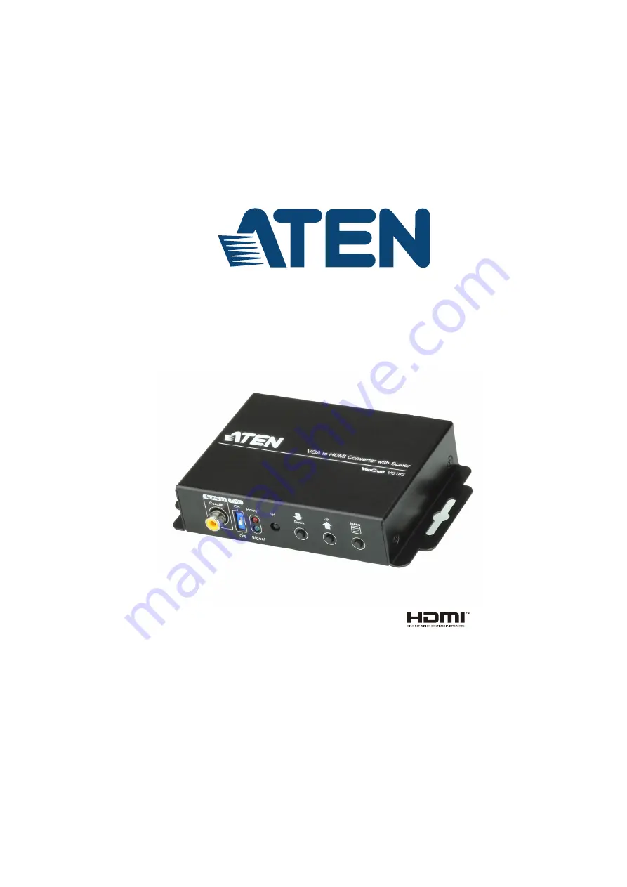 ATEN VC182 User Manual Download Page 1