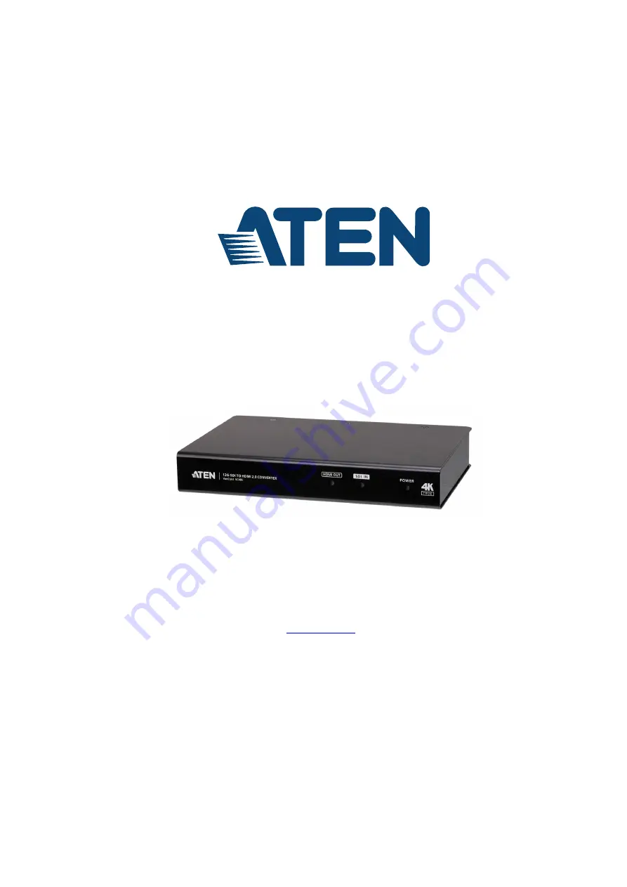 ATEN VC486 User Manual Download Page 1