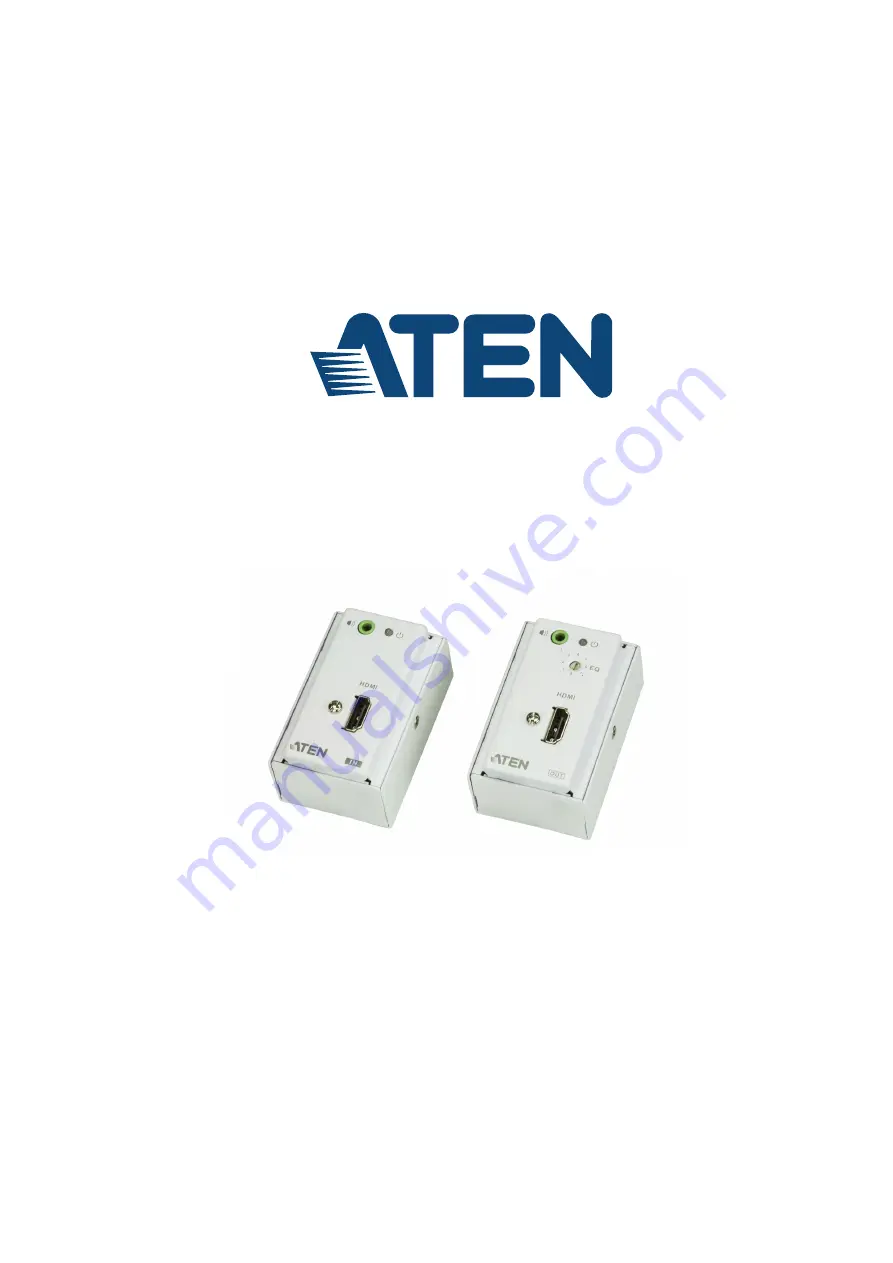 ATEN VE157 User Manual Download Page 1