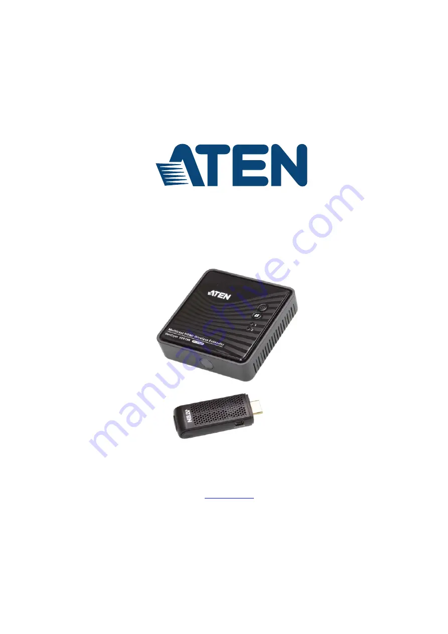 ATEN VE819 User Manual Download Page 1