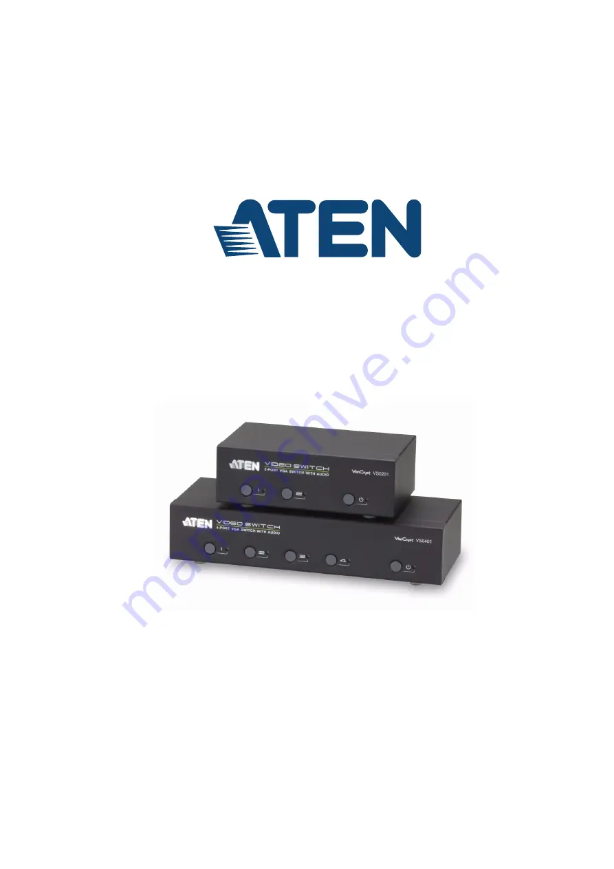 ATEN VS0201 User Manual Download Page 1