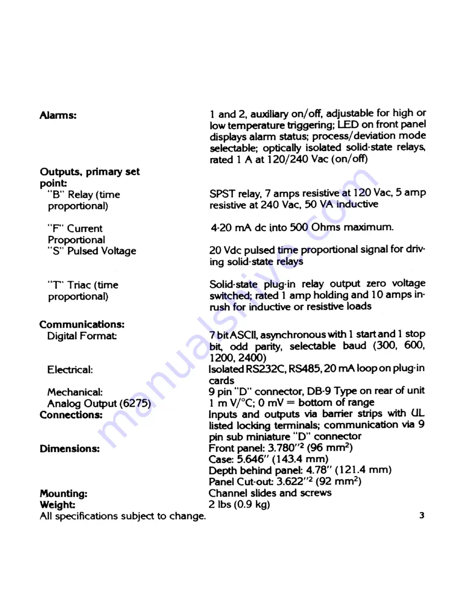 Athena 6075 series Instruction Manual Download Page 7