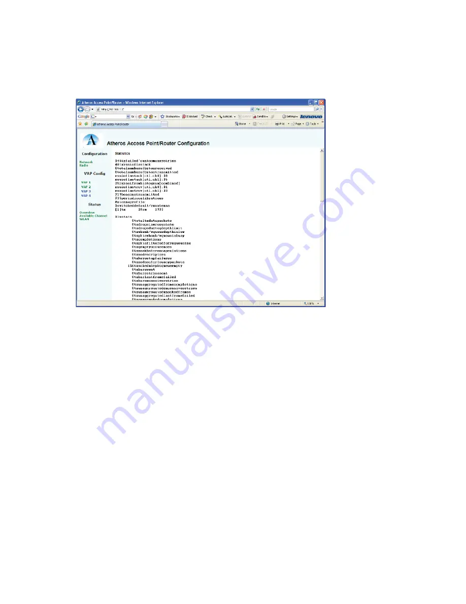 Atheros AP222A User Manual Download Page 25