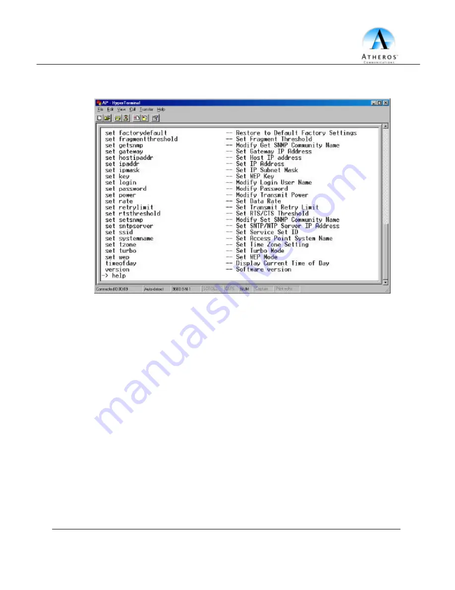 Atheros AR5BAP-00030 User Manual Download Page 21