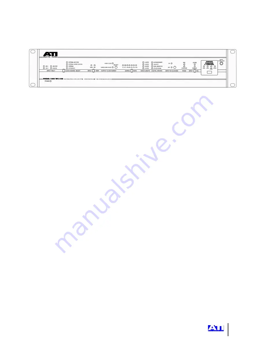 ATI Audio MCDA-208/WC106 Скачать руководство пользователя страница 6