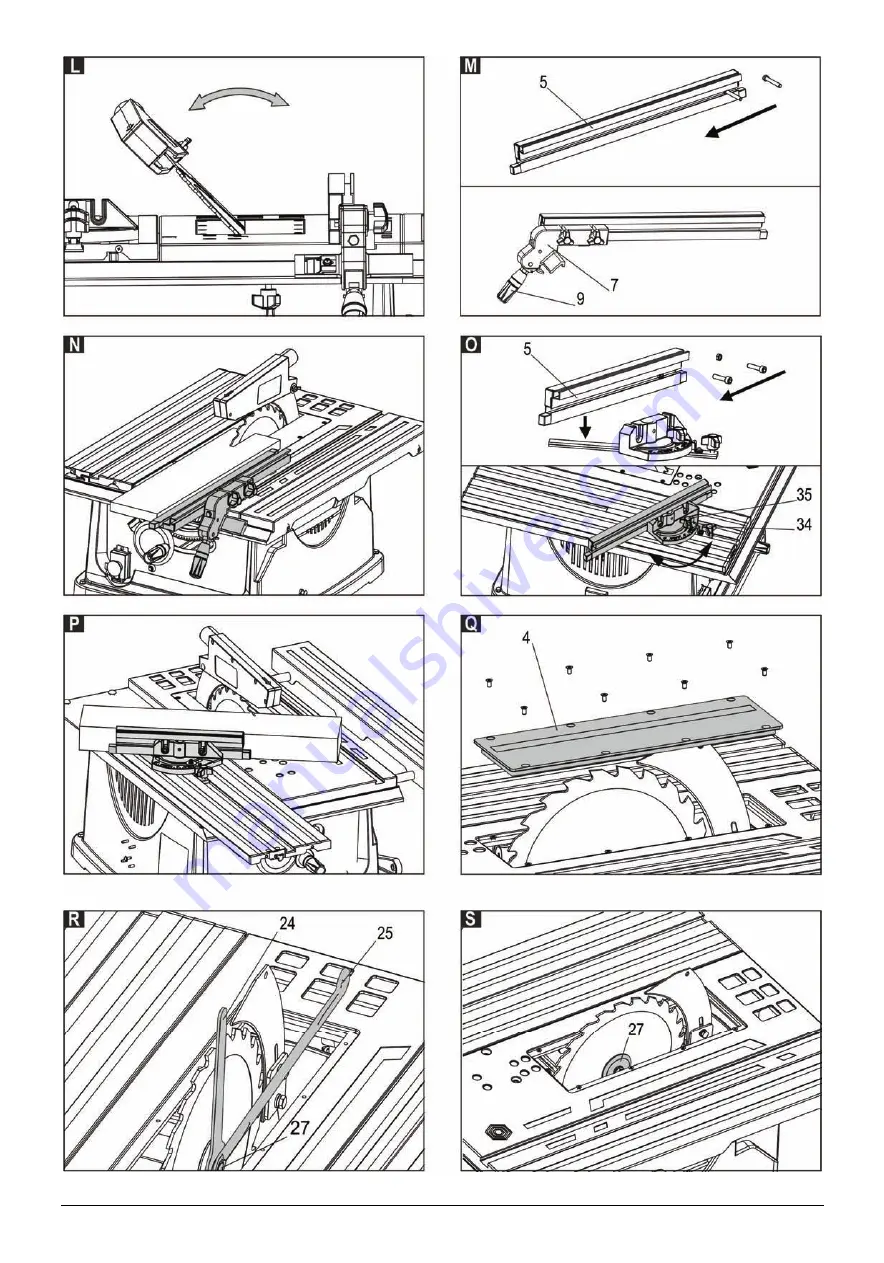 ATIKA PTK 250 S Assembly And Operating  Instruction Sheet Manual Download Page 4