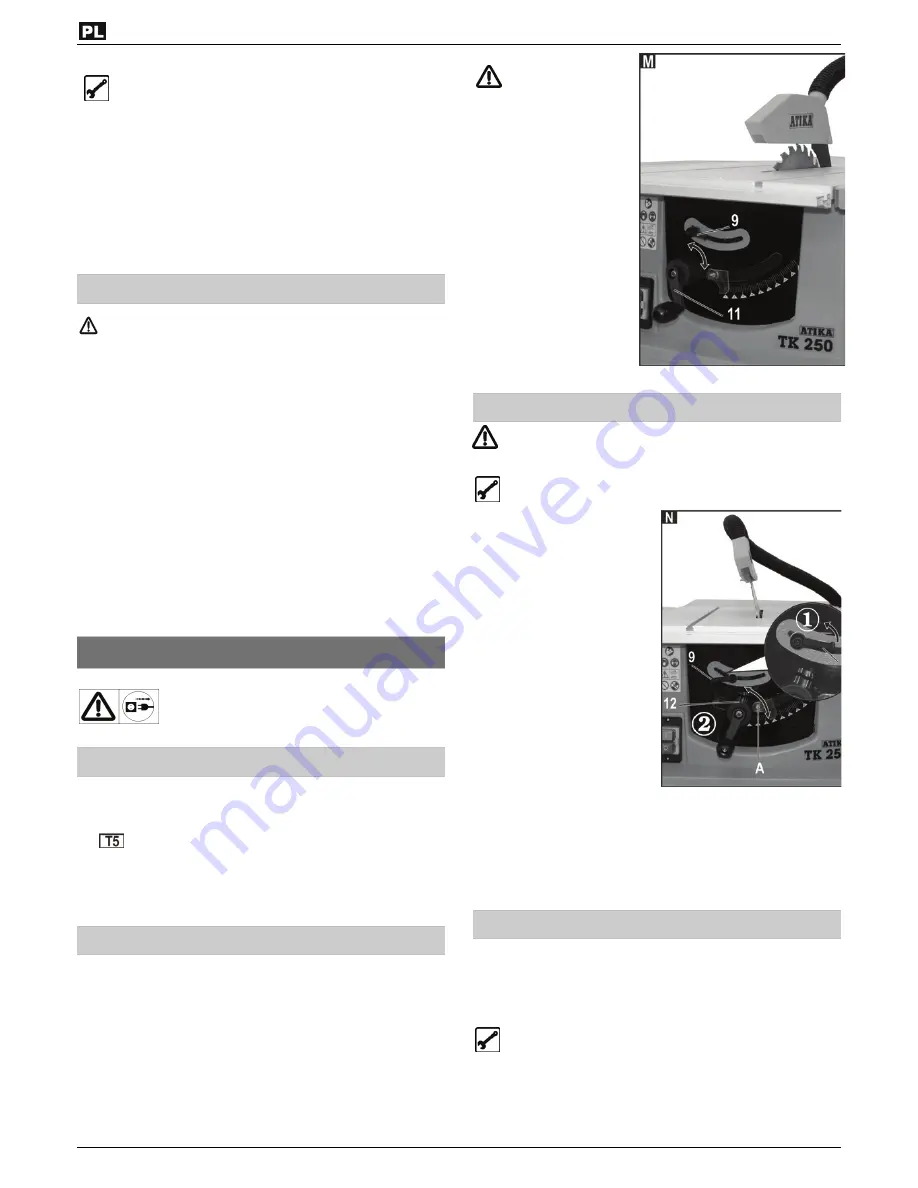 ATIKA TK 250 Original Instructions Manual Download Page 111