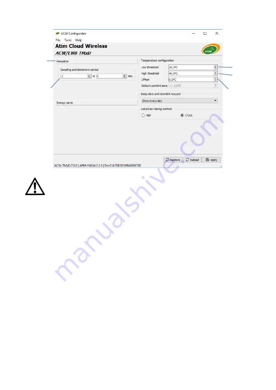 ATIM ACW/LW8-TM1D-HP User Manual Download Page 18