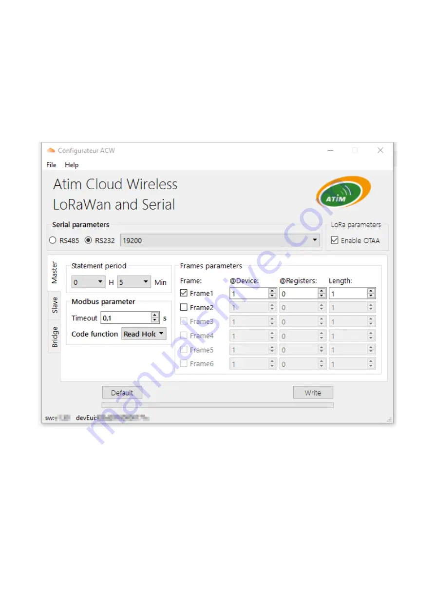 ATIM Cloud Wireless ACW/868-DINRS User Manual Download Page 25