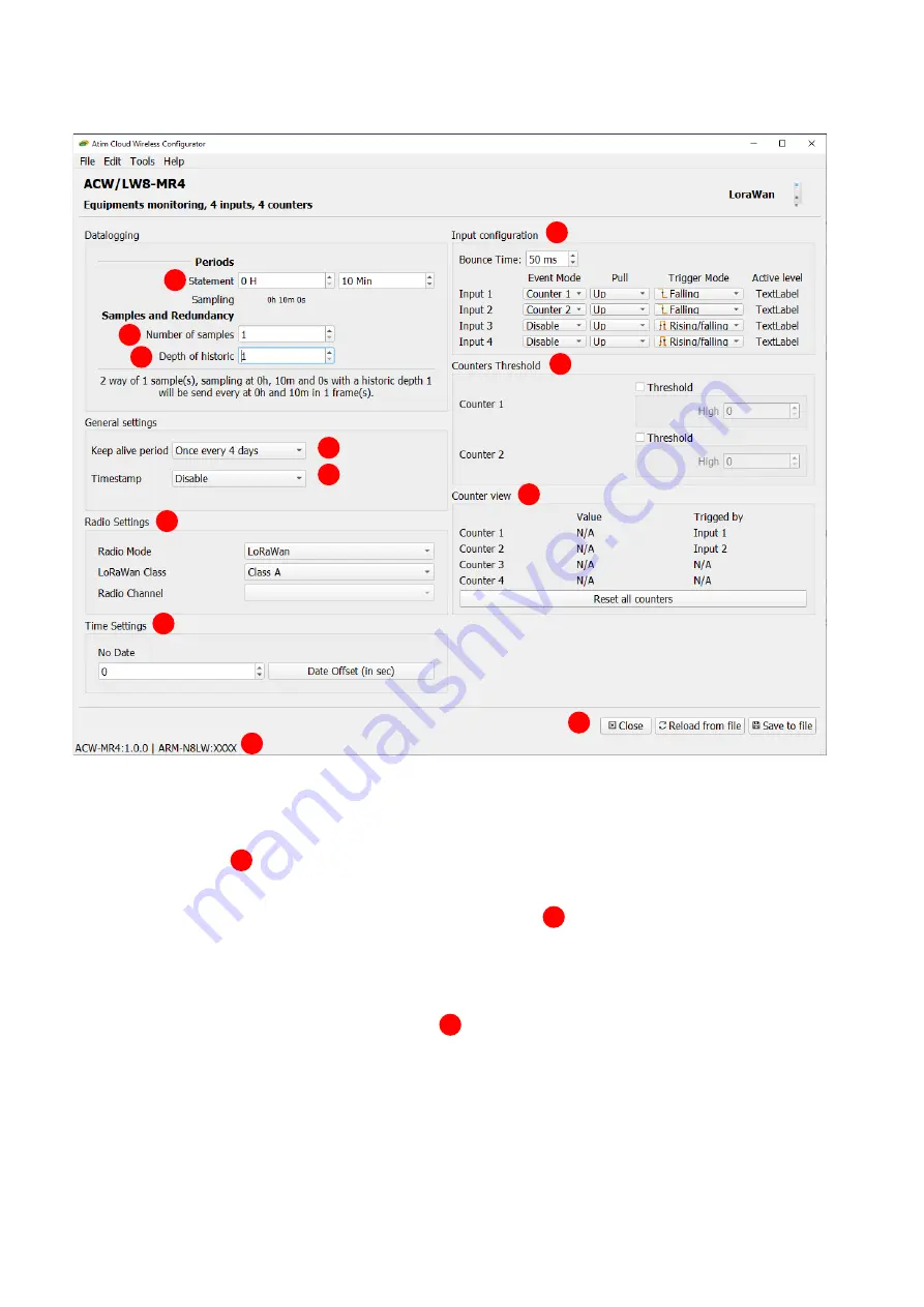 ATIM Cloud Wireless ACW/LW8-MR4 User Manual Download Page 19