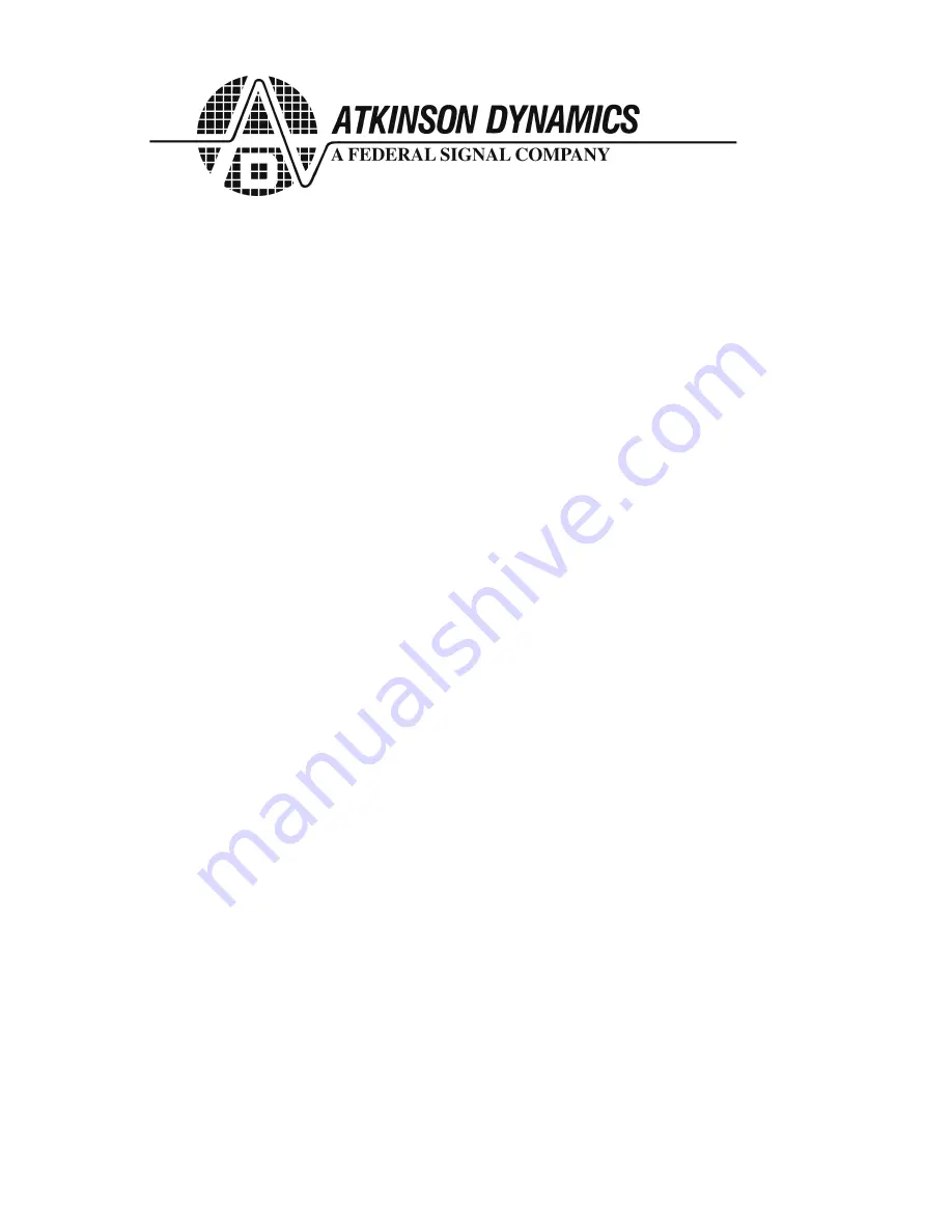 Atkinson Dynamics AD-28X-MV Installation Instructions Manual Download Page 1