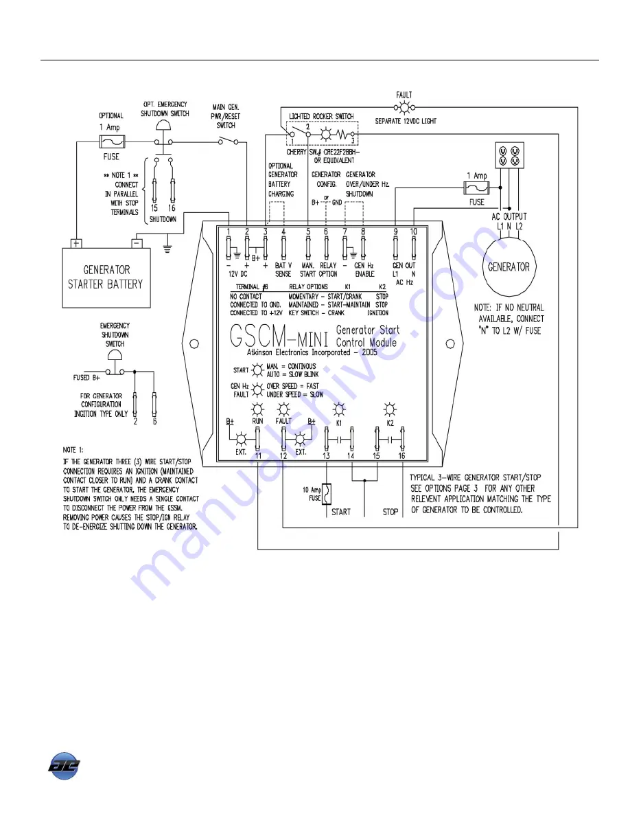 Atkinson Electronics GSCM-MINI Скачать руководство пользователя страница 12