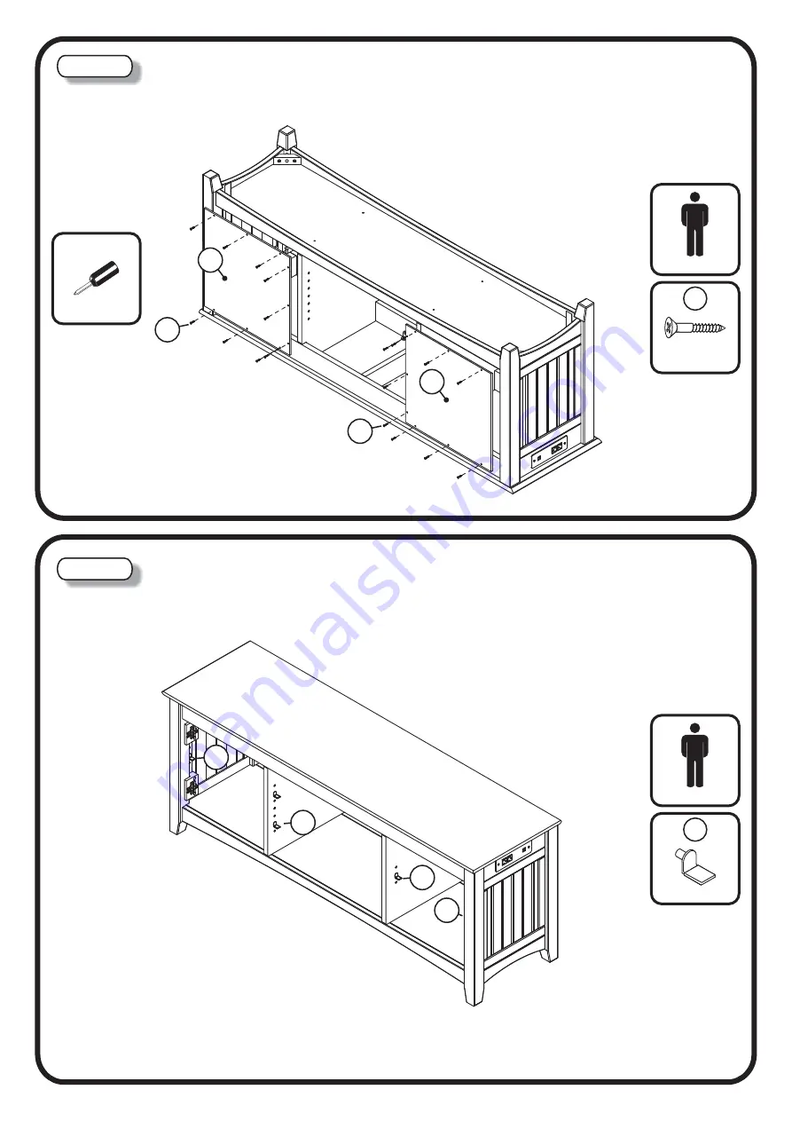 Atlantic Furniture H-7327X Assembly Instructions Manual Download Page 5