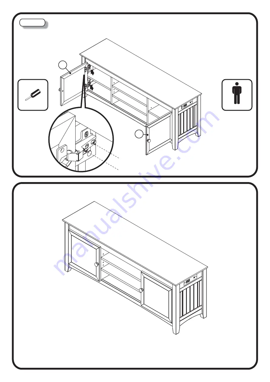 Atlantic Furniture H-7327X Assembly Instructions Manual Download Page 7