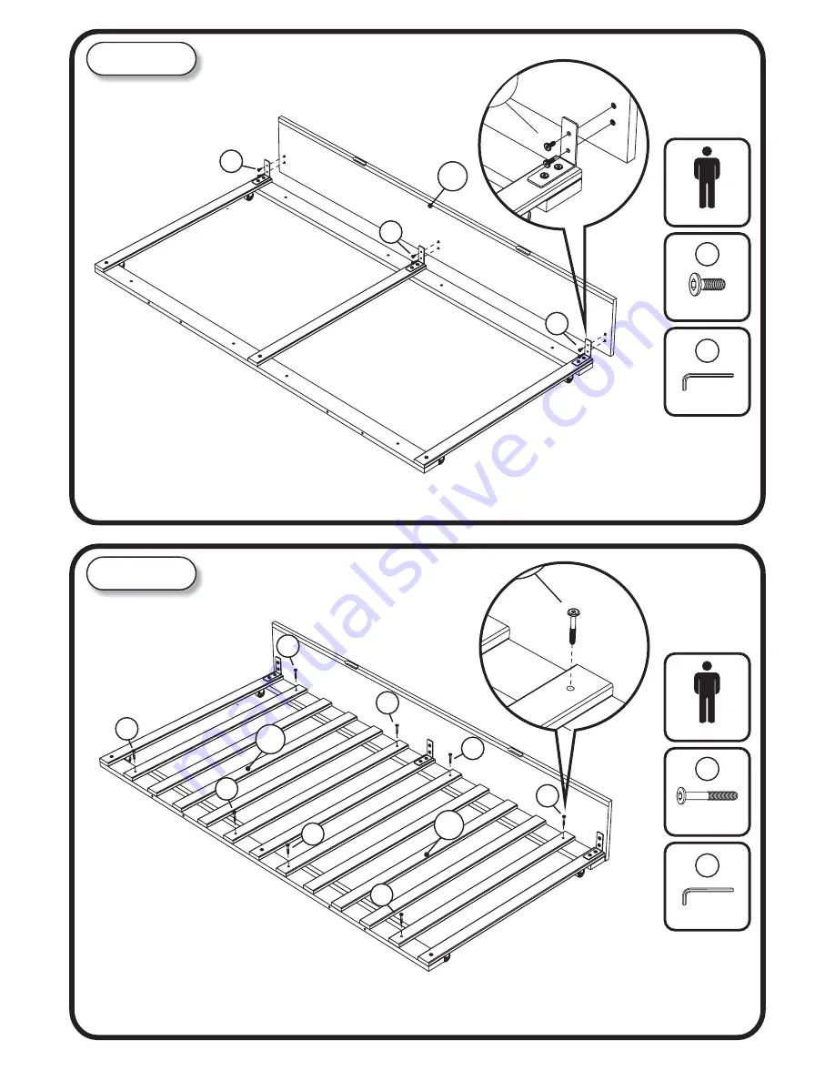 Atlantic Furniture Urban Lifestyle Trundle Bed Скачать руководство пользователя страница 3