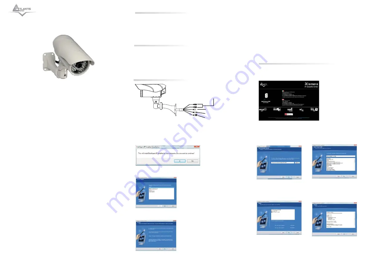 Atlantis Land NetCamera 800NV A02-OIPCAM1 Скачать руководство пользователя страница 1