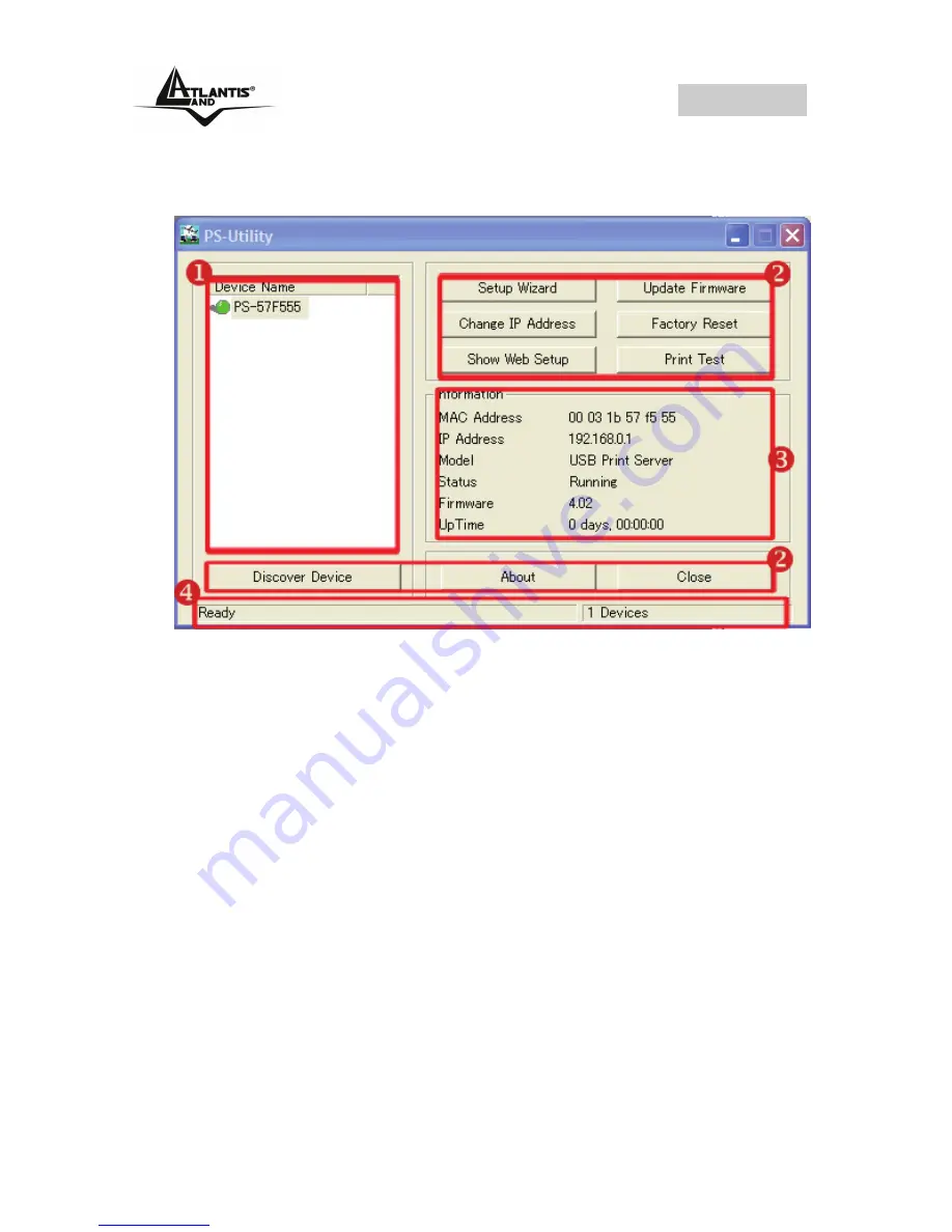 Atlantis Land NetServer A02-PSU Quick Start Manual Download Page 11