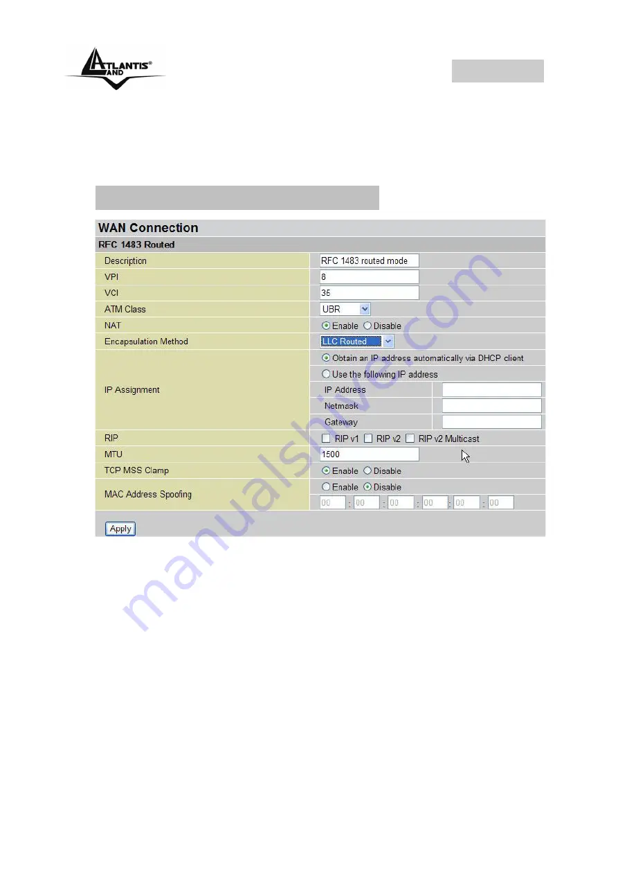 Atlantis Land WebShare 340 Quick Start Manual Download Page 22