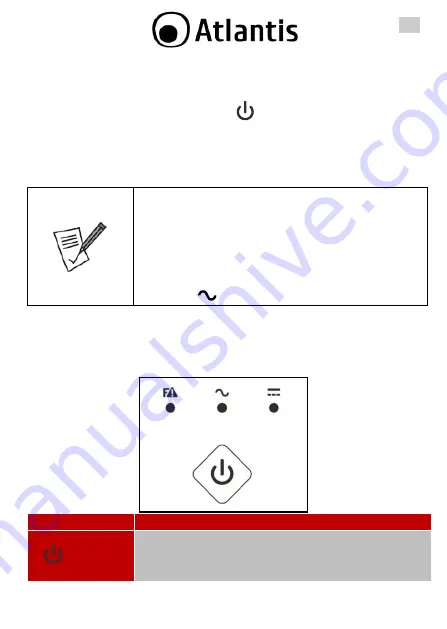 Atlantis OnePower 1001 Manual Download Page 13