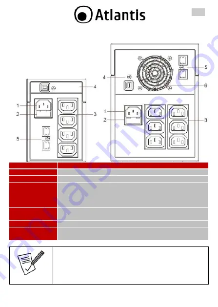 Atlantis OnePower 1001 Manual Download Page 60