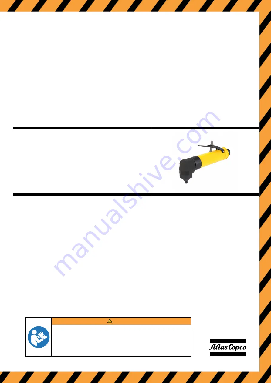 Atlas Copco 8423070108 Safety Information Manual Download Page 1