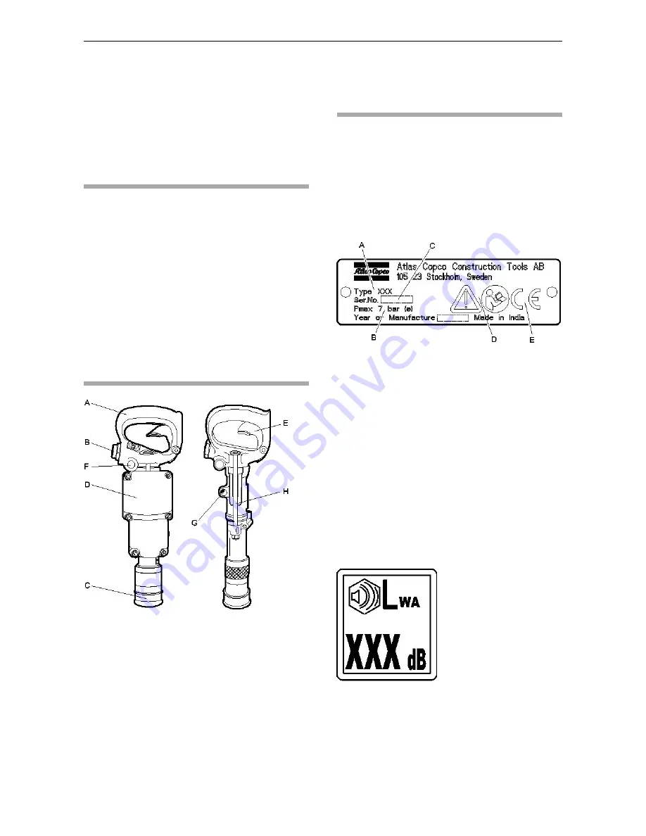 Atlas Copco DKR 36 Safety And Operating Instructions Manual Download Page 122