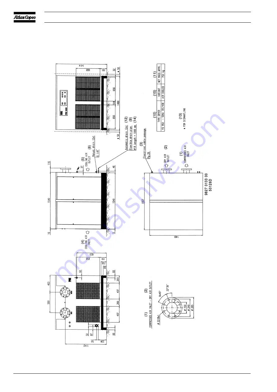 Atlas Copco FD1200 Instruction Book Download Page 14