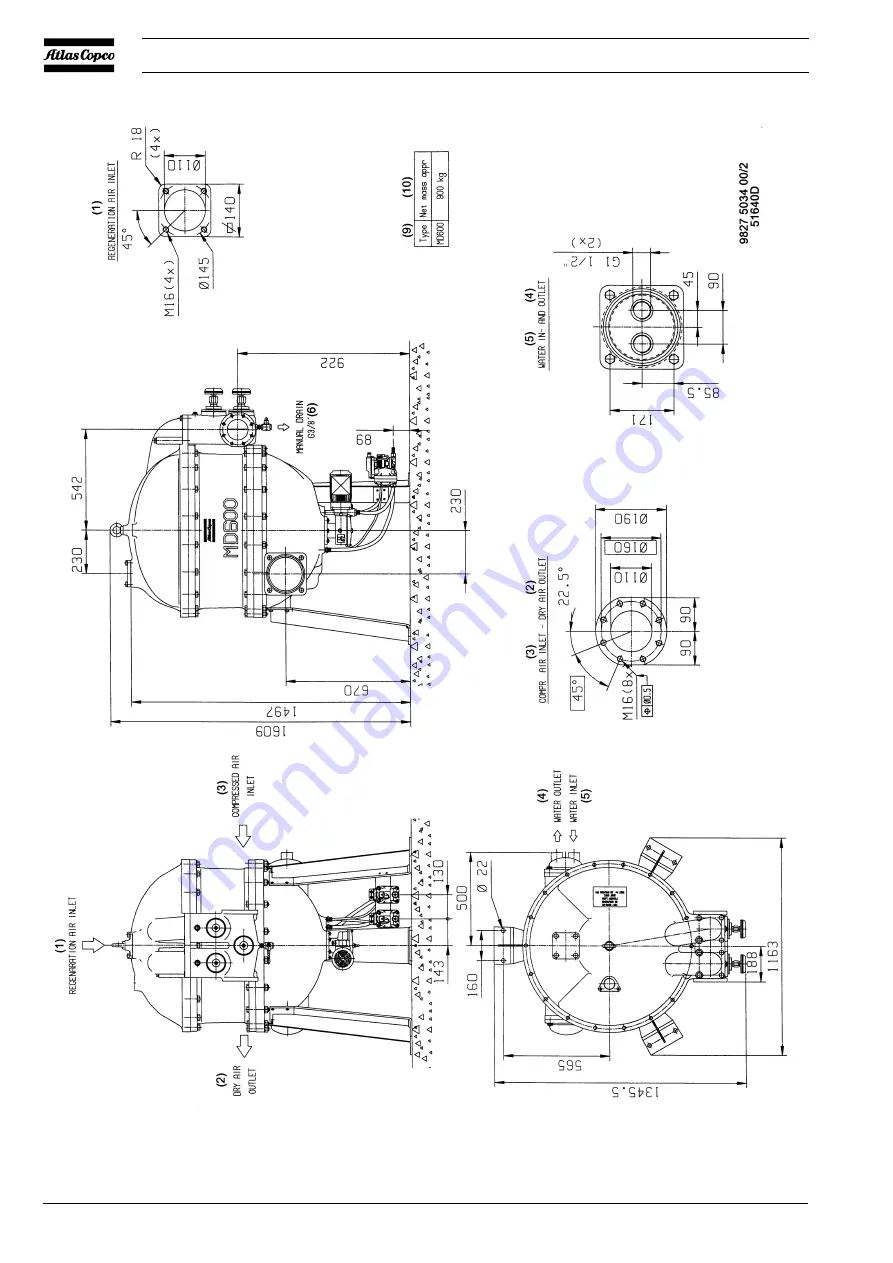 Atlas Copco MD 2500 W VSD Instruction Book Download Page 22