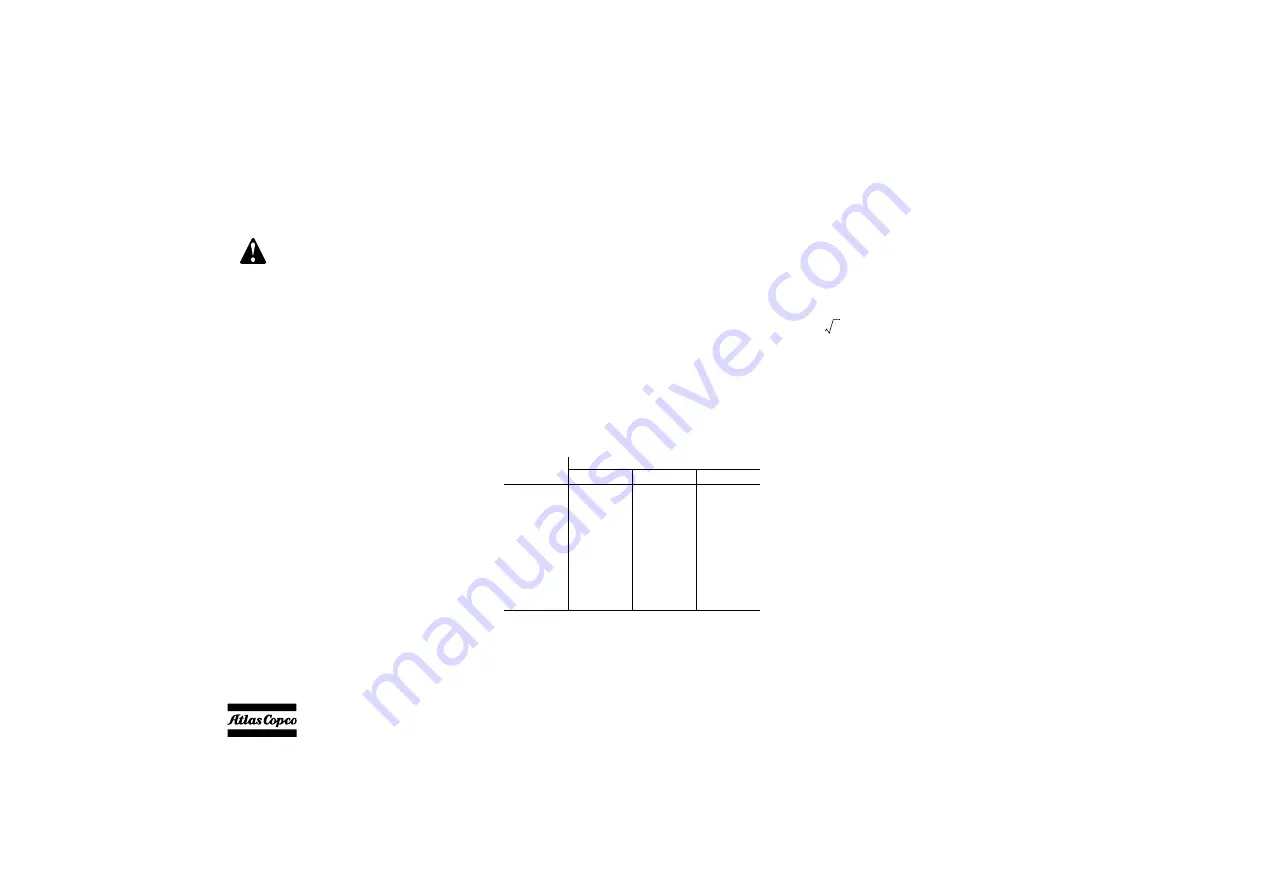 Atlas Copco QAS 275-325 Instruction Manual Download Page 60