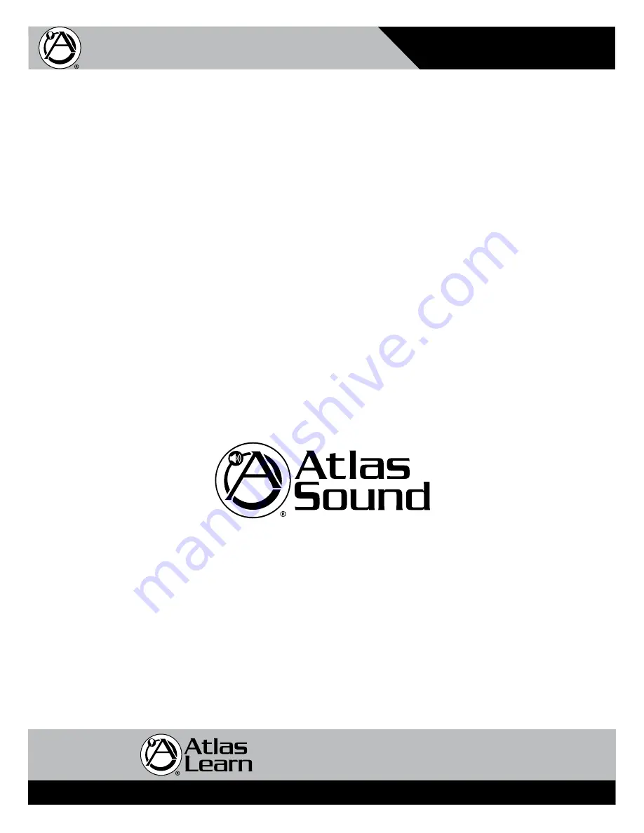 Atlas Learn AL2430 Owner'S Manual Download Page 8