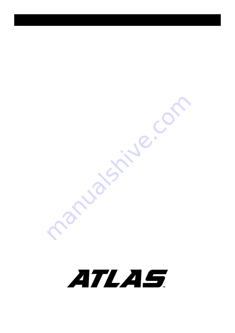 Atlas 56992 Owner'S Manual & Safety Instructions Download Page 20