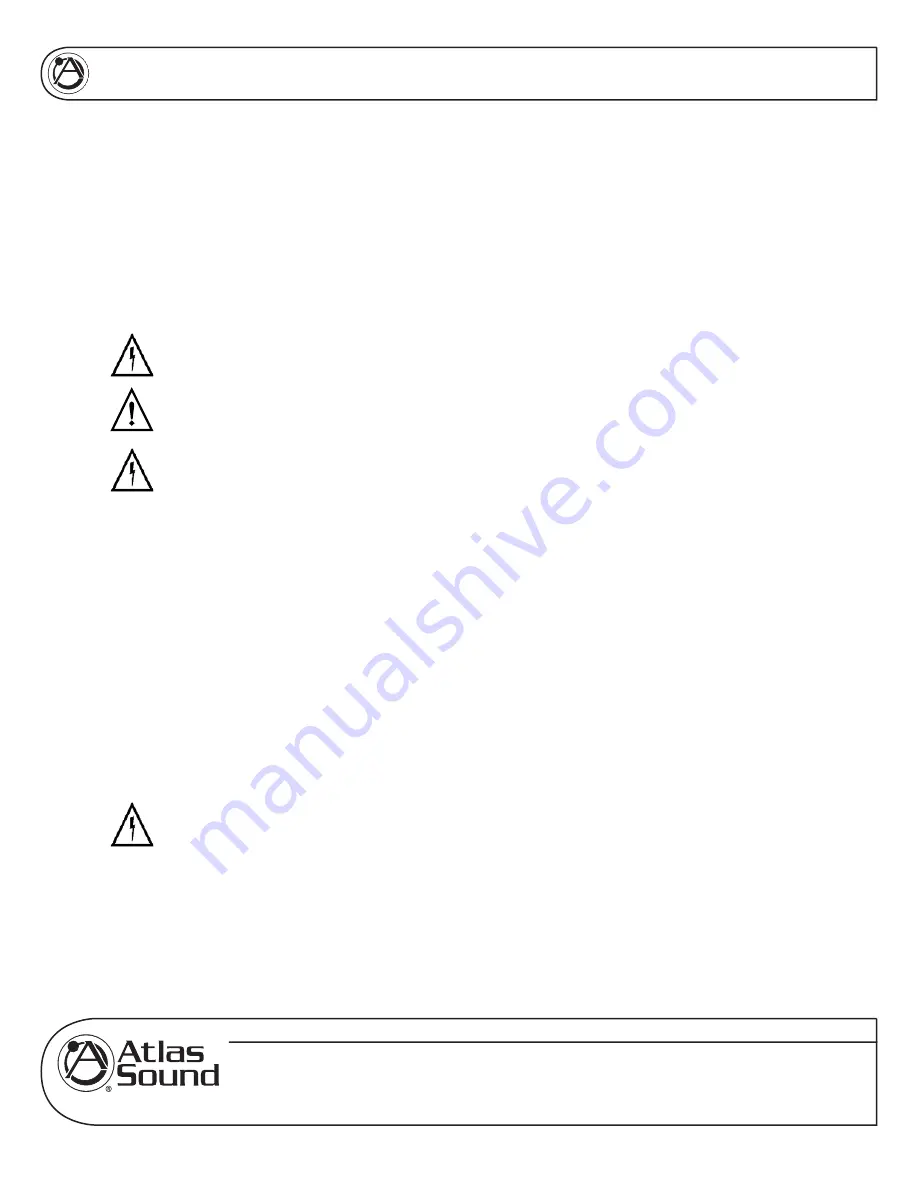 Atlas AA120M Owner'S Manual Download Page 4