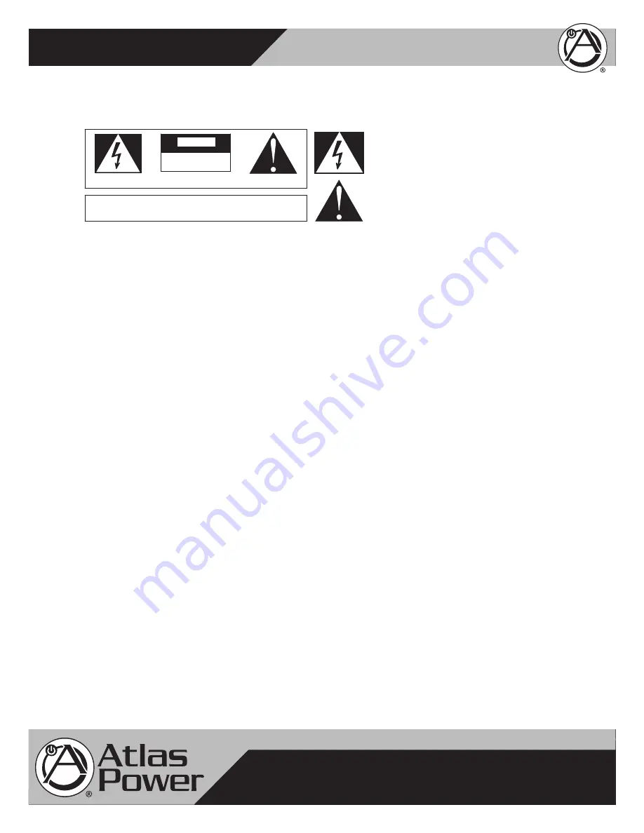 Atlas ECS-3 Owner'S Manual Download Page 3