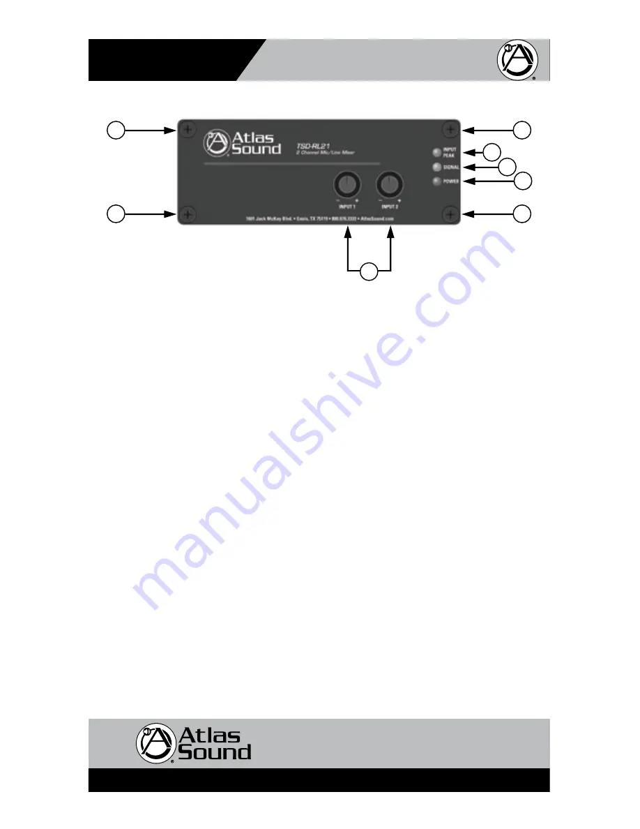 Atlas TSD-RL21 Owner'S Manual Download Page 3