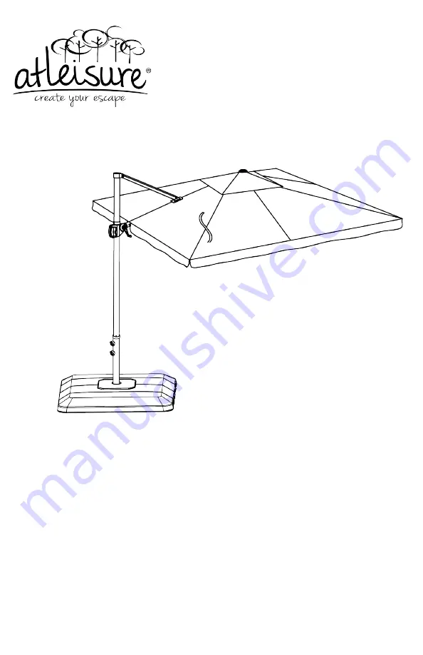 Atleisure UMB-M70629 Assembly & Care Instructions Download Page 1