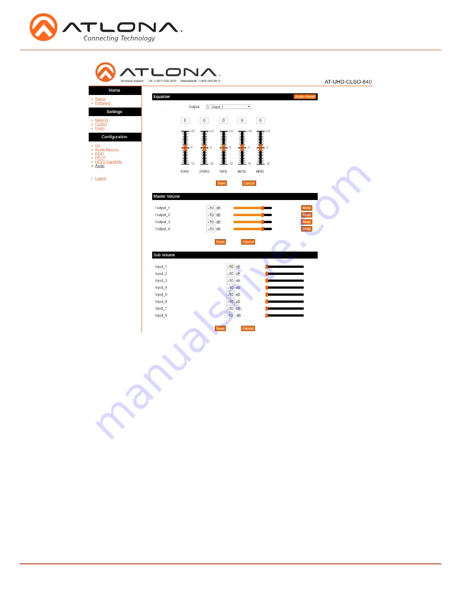 Atlona AT-UHD-CLSO-840 Скачать руководство пользователя страница 21