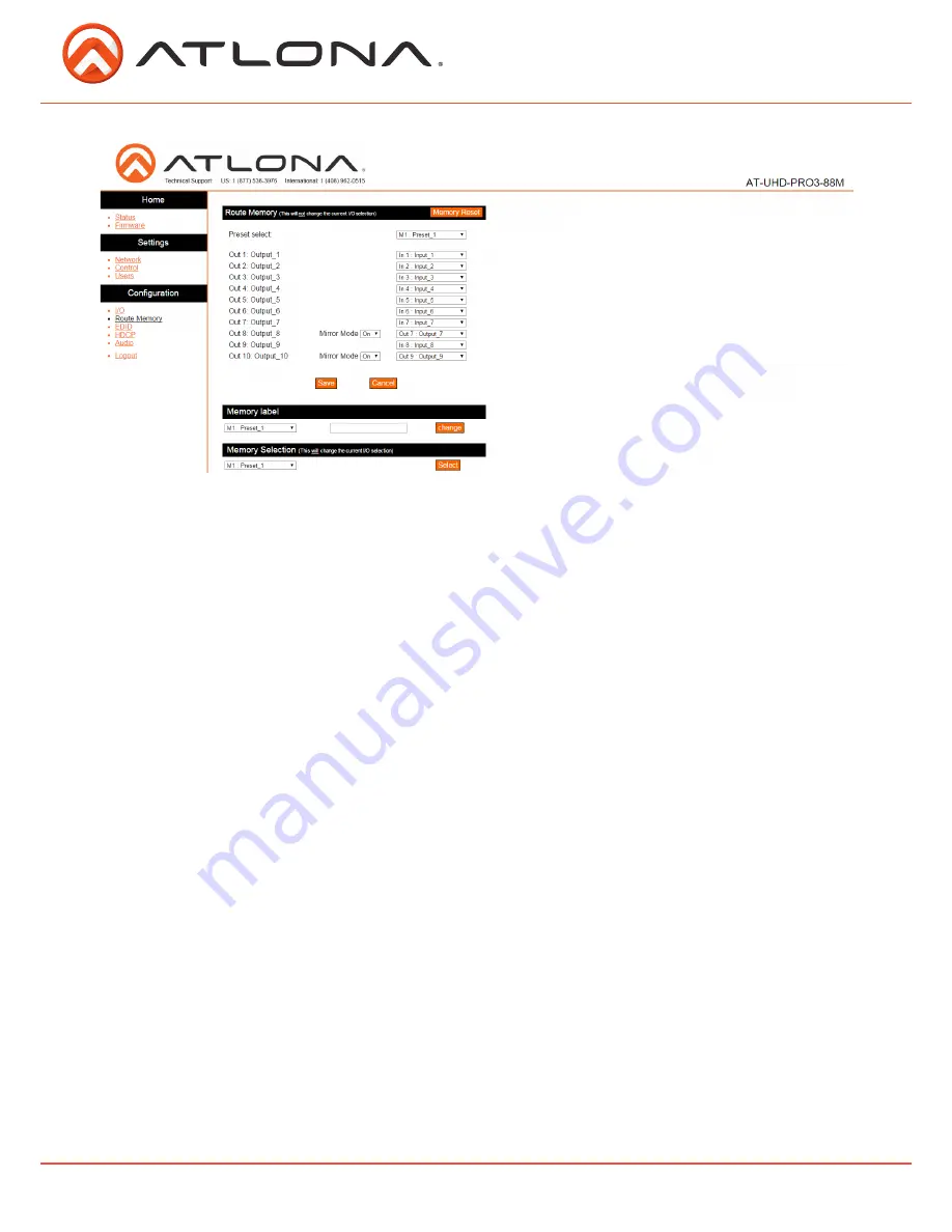 Atlona AT-UHD-PRO3-66M User Manual Download Page 18