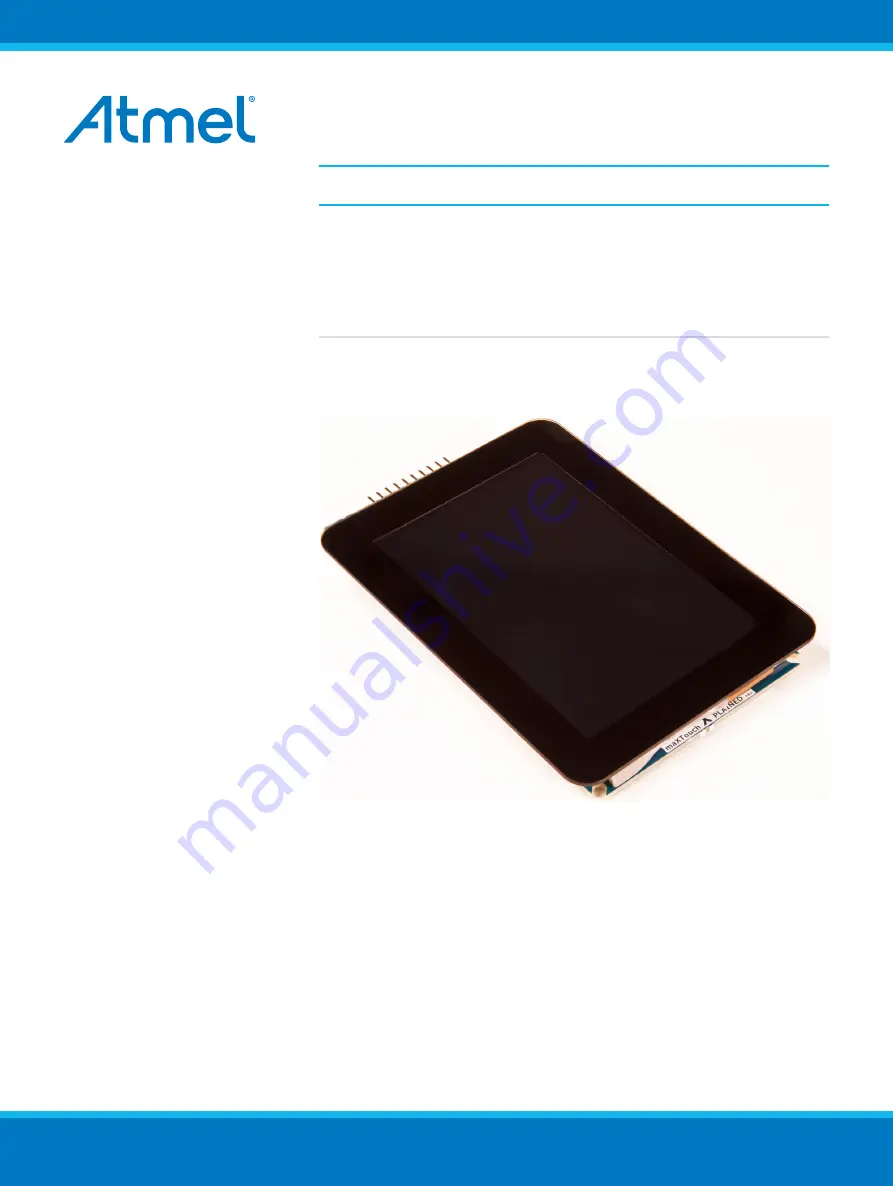 Atmel maXTouch Xplained Pro Скачать руководство пользователя страница 1