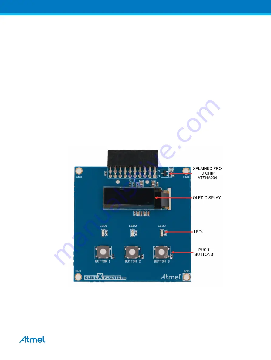 Atmel OLED1 Xplained Pro User Manual Download Page 3