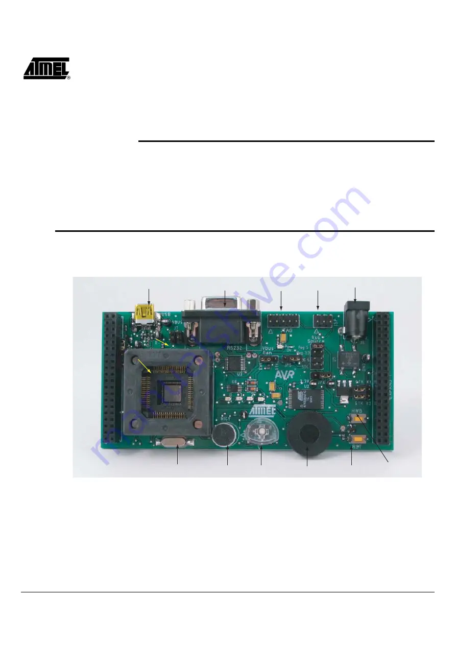 Atmel STK525 Скачать руководство пользователя страница 6