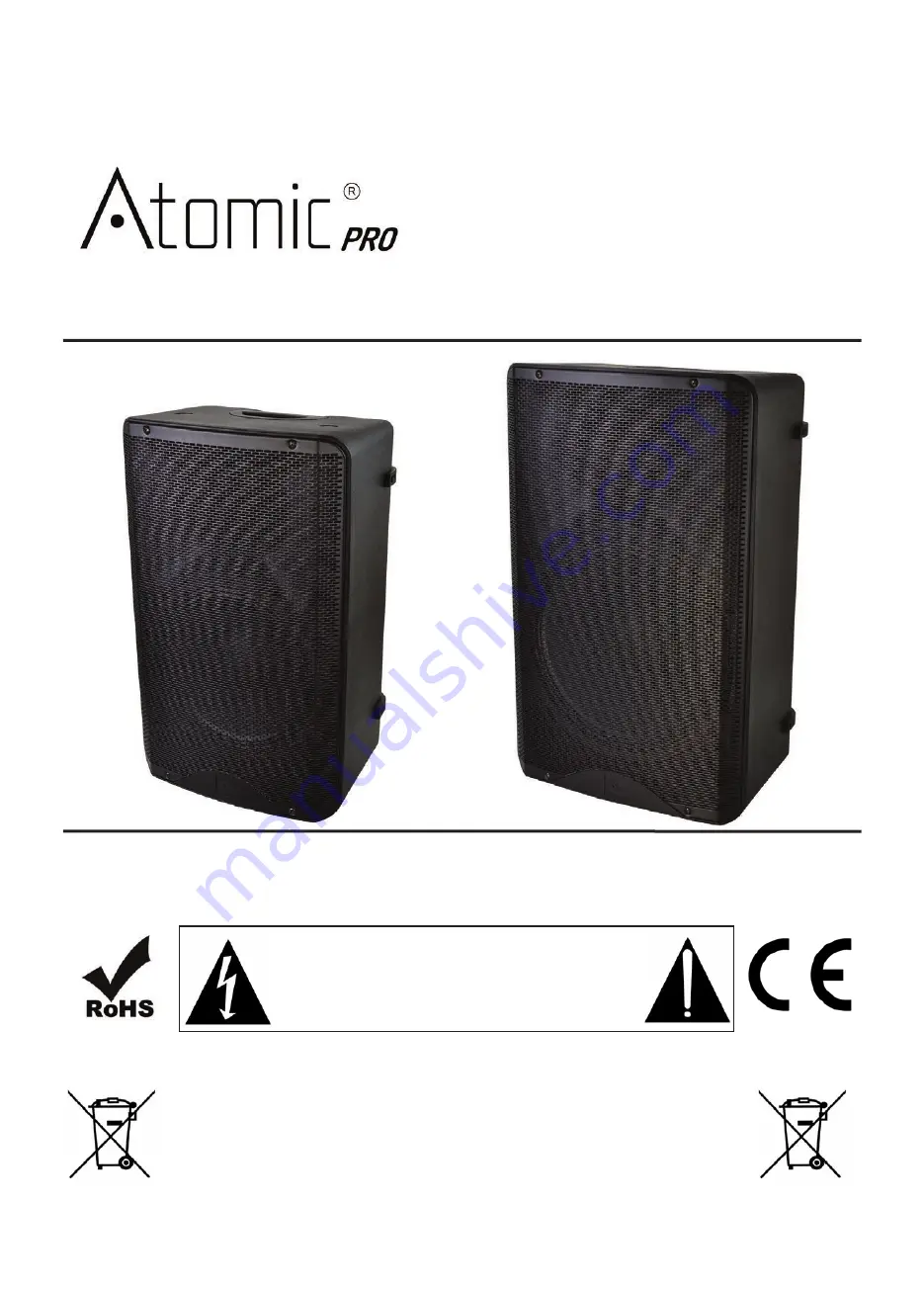 Atomic Pro XL12 Instruction Manual Download Page 1