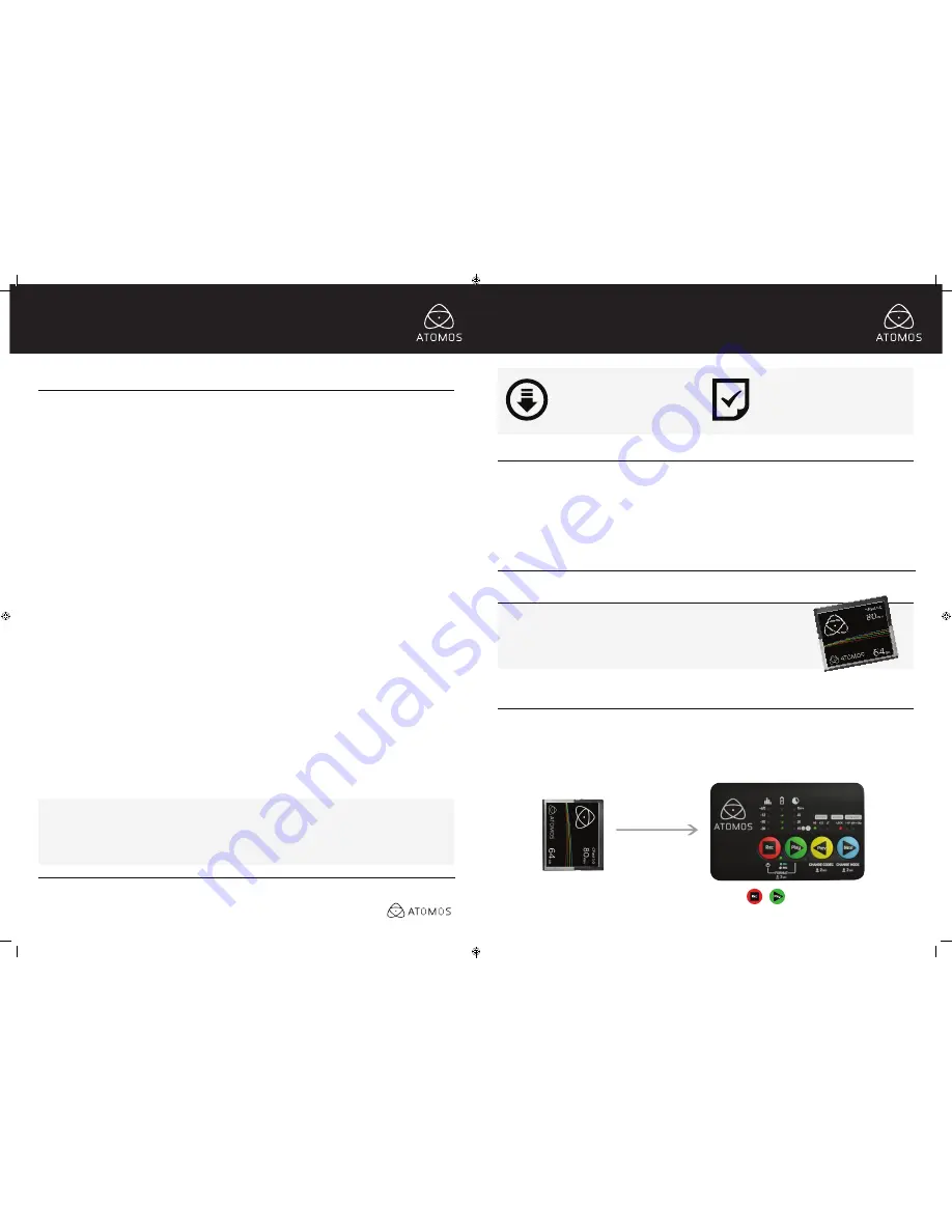 Atomos NINJA STAR Quick Start Manual Download Page 1