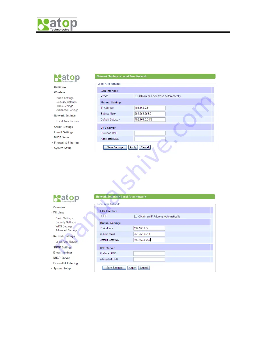 Atop ABLELink AW5300 User Manual Download Page 28