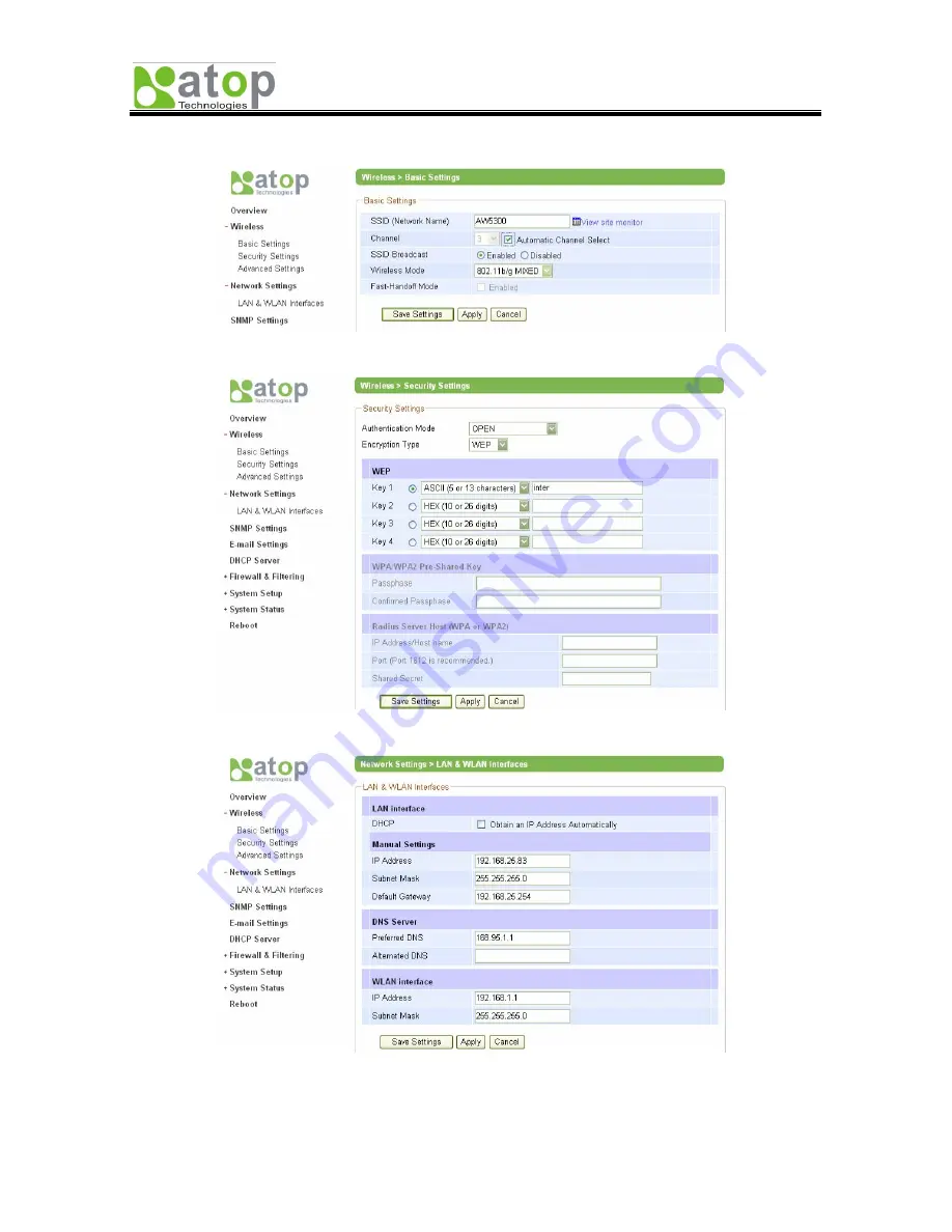 Atop ABLELink AW5300 User Manual Download Page 32